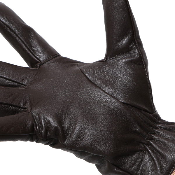  KURODA(クロダ) 手袋 メンズ 防寒 本革 スマホ対応 ダークブラウン ブラウン 茶 茶色 レザー グローブ 高級 夫 旦那 プレゼント ギフト 通勤 スーツ