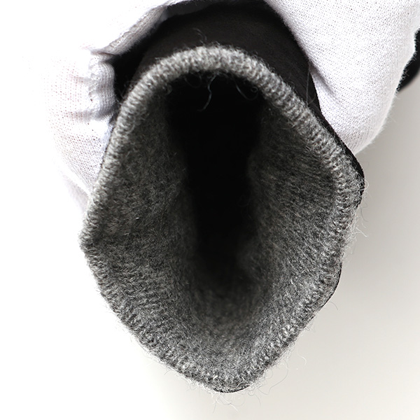  ヤギ革 手袋 メンズ スマホ対応 カシミヤ50％裏地 ブラック 黒 黒色 防寒 カジュアル キレイめ 高級 上品 KURODA(クロダ)