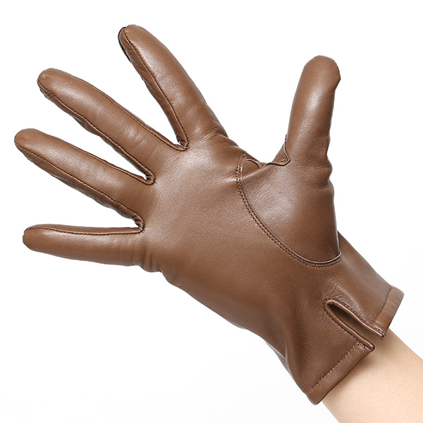 KURODA(クロダ) 革手袋 レディース カシミヤ裏地 ブラウン 茶 茶色 防寒 グローブ 本革 レザー ウィメンズ 女性 通勤 スーツ ビジネス キレイめ 高級