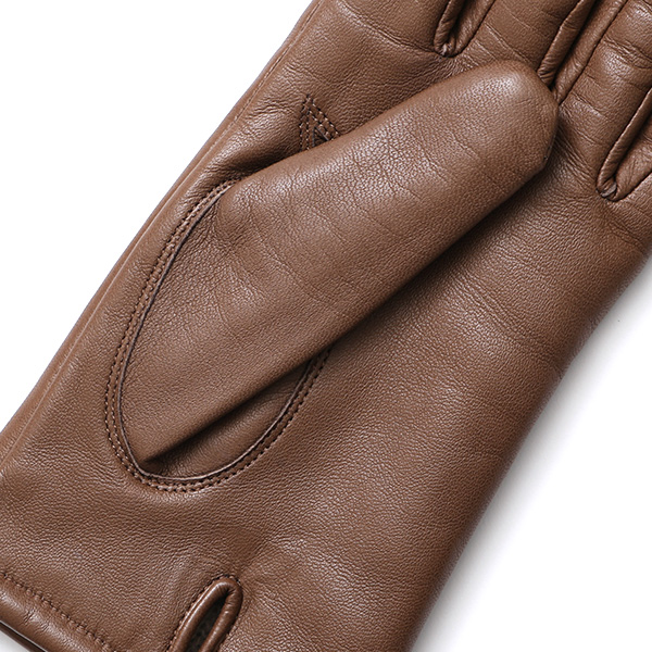 KURODA(クロダ) 革手袋 レディース カシミヤ裏地 ブラウン 茶 茶色 防寒 グローブ 本革 レザー ウィメンズ 女性 通勤 スーツ ビジネス キレイめ 高級