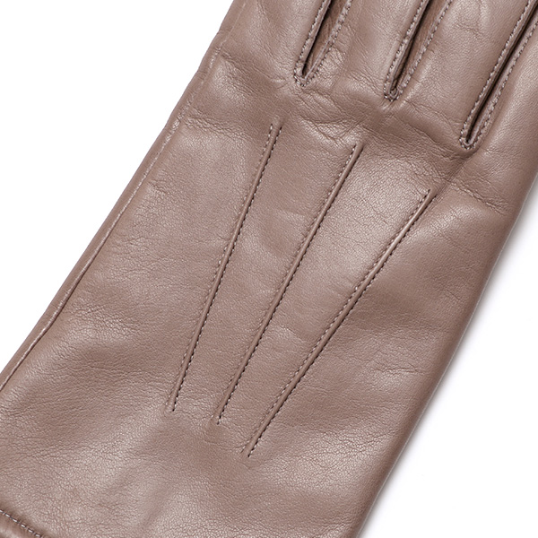  KURODA(クロダ) 革手袋 レディース カシミヤ裏地 グレー グレイ 灰色 防寒 グローブ 本革 レザー ウィメンズ 女性 通勤 スーツ ビジネス キレイめ 高級