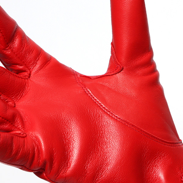  KURODA(クロダ) 革手袋 レディース カシミヤ裏地 レッド ワイン 赤色 防寒 グローブ 本革 レザー ウィメンズ 女性 通勤 スーツ ビジネス キレイめ 高級