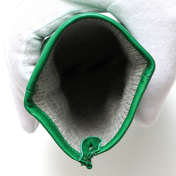  KURODA(クロダ) 革手袋 レディース カシミヤ裏地 グリーン 緑色 防寒 グローブ 本革 レザー ウィメンズ 女性 通勤 スーツ ビジネス キレイめ 高級