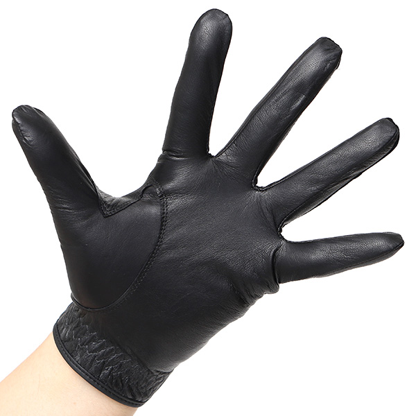  ゴルフ グローブ メンズ 左手用 本革 ゴルフ手袋 日本製 羊革 レザー フィット感 通気性 洗濯可能 ブラック 黒 黒色 サイズ S/M/L グリップ ベルクロ 男性 ギフト 高級 紳士 プレゼント ゴルフ用品 ペレック(PELLEK)