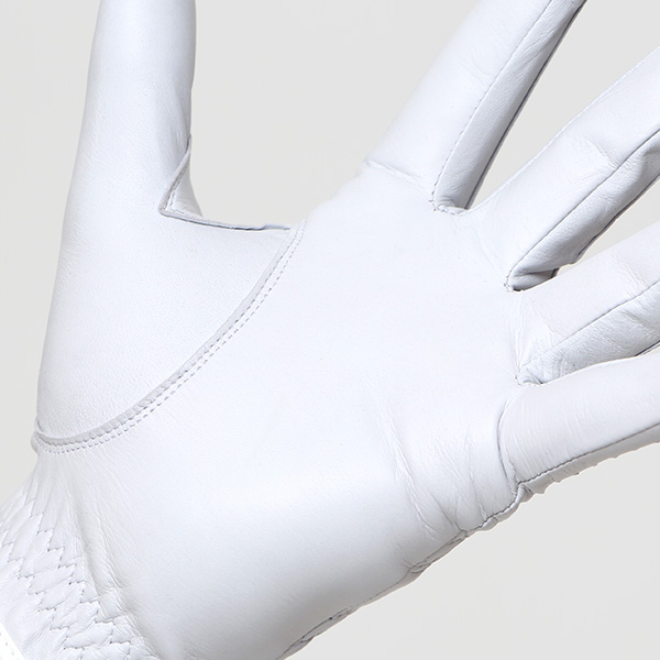  ゴルフ グローブ メンズ 左手用 本革 ゴルフ手袋 日本製 羊革 レザー フィット感 通気性 洗濯可能 ホワイト 白色 サイズ S/M/L グリップ ベルクロ 男性 ギフト 高級 紳士 プレゼント ゴルフ用品 ペレック(PELLEK)