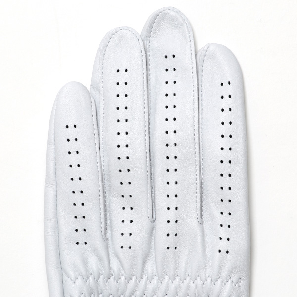  ゴルフ グローブ メンズ 左手用 本革 ゴルフ手袋 日本製 羊革 レザー フィット感 通気性 洗濯可能 ホワイト 白色 サイズ S/M/L グリップ ベルクロ 男性 ギフト 高級 紳士 プレゼント ゴルフ用品 ペレック(PELLEK)