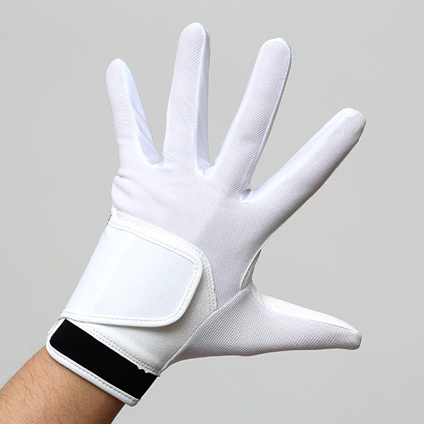 ゴルフグローブ メンズ 左手(右利き) 夏用 グリップ 洗濯可能 手洗い サイズ 23/24/25 シンプル ホワイト 白色 男性用 ゴルフ用品 プレゼント 紳士 彼氏 父の日 手袋 ゴルフ クロダ(KURODA) ペレック(PELLEK)