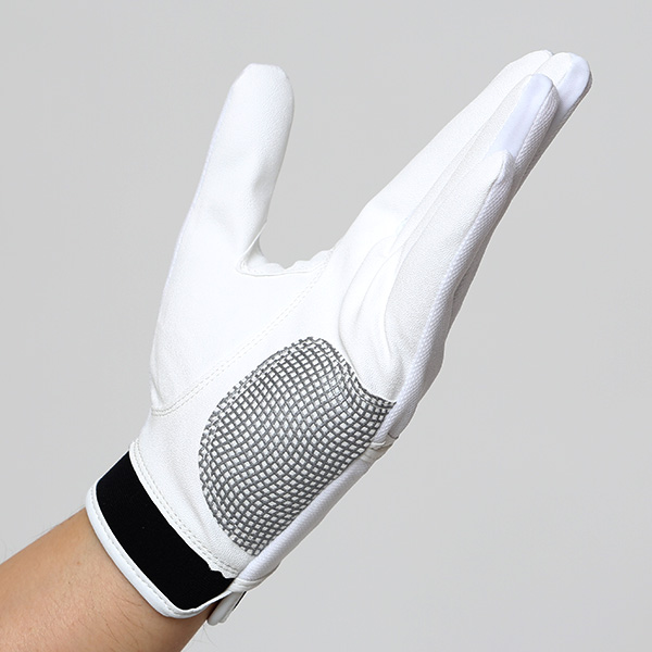 ゴルフグローブ メンズ 左手(右利き) 夏用 グリップ 洗濯可能 手洗い サイズ 23/24/25 シンプル ホワイト 白色 男性用 ゴルフ用品 プレゼント 紳士 彼氏 父の日 手袋 ゴルフ クロダ(KURODA) ペレック(PELLEK)