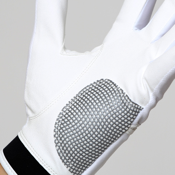 ゴルフグローブ メンズ 左手(右利き) 夏用 グリップ 洗濯可能 手洗い サイズ 23/24/25 シンプル ホワイト 白色 男性用 ゴルフ用品 プレゼント 紳士 彼氏 父の日 手袋 ゴルフ クロダ(KURODA) ペレック(PELLEK)