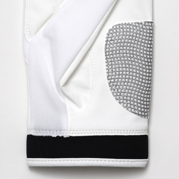 ゴルフグローブ メンズ 左手(右利き) 夏用 グリップ 洗濯可能 手洗い サイズ 23/24/25 シンプル ホワイト 白色 男性用 ゴルフ用品 プレゼント 紳士 彼氏 父の日 手袋 ゴルフ クロダ(KURODA) ペレック(PELLEK)