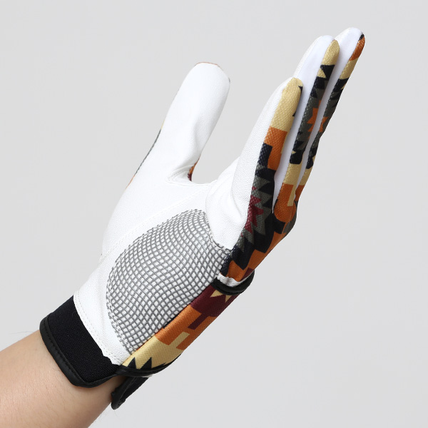 ゴルフ 手袋 左手用 メンズ オシャレ おすすめ 右利き用 洗濯可 ゴルフグローブ 速乾性 グリップ 総柄 ブラウン 茶 茶色 紳士 ゴルフ 手袋 伸縮性 ベルクロ 全天候型 夏 ブランド ギフト プレゼント おしゃれ ペレック(PELLEK)