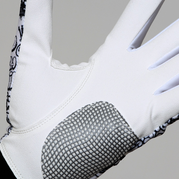  ゴルフ 手袋 左手用 メンズ オシャレ おすすめ 右利き用 洗濯可 ゴルフグローブ 速乾性 グリップ 総柄 ホワイト 白色 紳士 ゴルフ 手袋 伸縮性 ベルクロ 全天候型 夏 ブランド ギフト プレゼント おしゃれ ペレック(PELLEK)