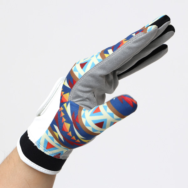 ゴルフ 手袋 メンズ ブランド 左手 洗濯可 総柄 ゴルフグローブ 男性用 ストレッチ フィット感 速乾性 ブルー ネイビー 青色 スポーツ オシャレ プレゼント 父の日 グローブ ゴルフ ブランド サイズ 23/24/25 ペレック(PELLEK)