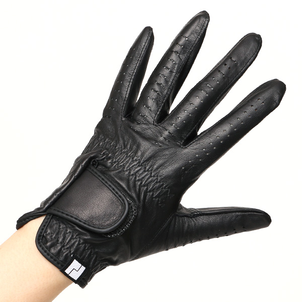  ゴルフグローブ レディース レザー 左手用 手袋 女性用 ゴルフ 日本製 洗濯可能 グリップ 本革 速乾 ブラック 黒 黒色 手袋 おしゃれ 婦人 スポーツ 皮 プレゼント 彼女 サイズ 人気 ゴルフ 天然皮革 羊 ペレック(PELLEK)