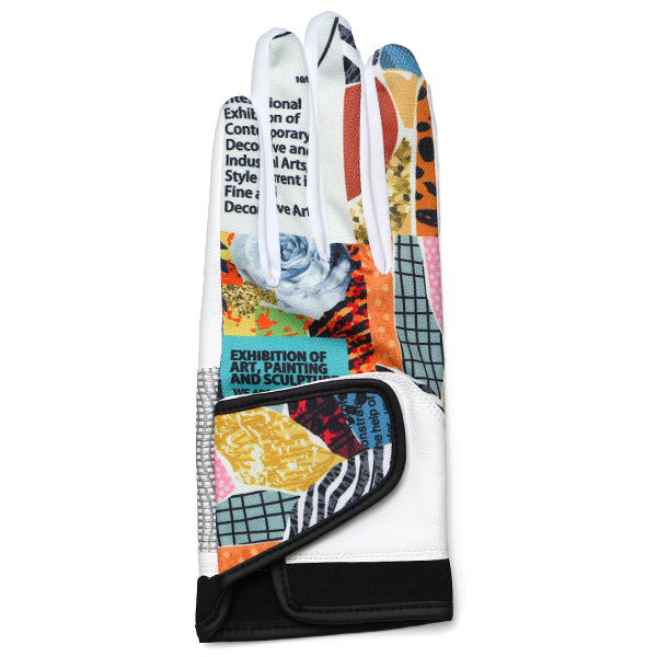 クロダ(KURODA) ペレック(PELLEK) レディース ゴルフグローブ シンセティックシリーズ 右利き(左手用) BK