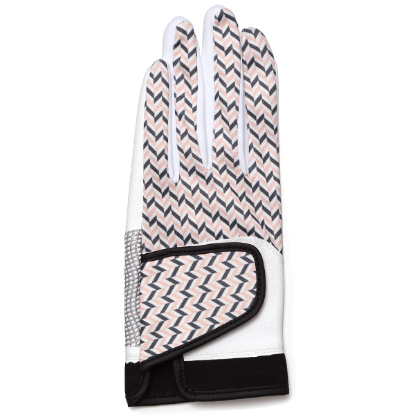 クロダ(KURODA) ペレック(PELLEK) レディース ゴルフグローブ シンセティックシリーズ 右利き(左手用) GY