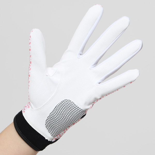 ゴルフグローブ レディース オシャレ 左手 総柄 カラフル 洗濯可能 ストレッチ 夏 手袋 ゴルフ 右利き用 ベージュ 肌色 速乾 UVカット プレゼント 妻 彼女 ギフト ゴルフ 人気 サイズ XS/M ブランド ペレック(PELLEK)