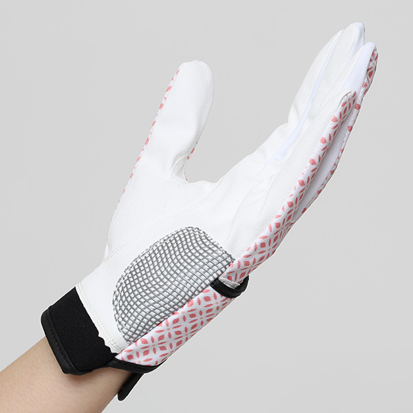 ゴルフグローブ レディース オシャレ 左手 総柄 カラフル 洗濯可能 ストレッチ 夏 手袋 ゴルフ 右利き用 ベージュ 肌色 速乾 UVカット プレゼント 妻 彼女 ギフト ゴルフ 人気 サイズ XS/M ブランド ペレック(PELLEK)