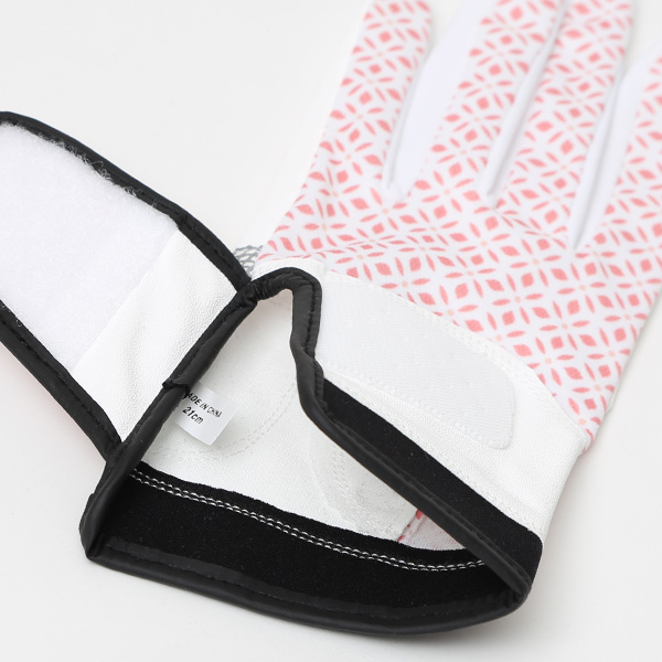 ゴルフグローブ レディース オシャレ 左手 総柄 カラフル 洗濯可能 ストレッチ 夏 手袋 ゴルフ 右利き用 ベージュ 肌色 速乾 UVカット プレゼント 妻 彼女 ギフト ゴルフ 人気 サイズ XS/M ブランド ペレック(PELLEK)