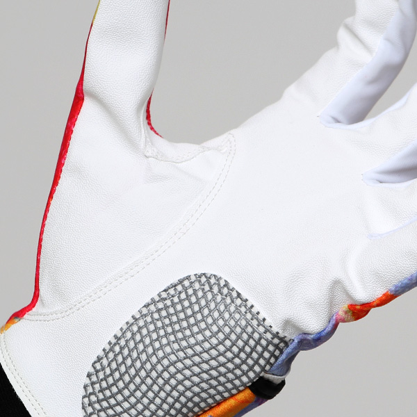 ゴルフグローブ レディース オシャレ 左手 総柄 カラフル 洗濯可能 ストレッチ 夏 手袋 ゴルフ 右利き用 ピンク 桃色 速乾 UVカット プレゼント 妻 彼女 ギフト ゴルフ 人気 サイズ XS/M ブランド ペレック(PELLEK)