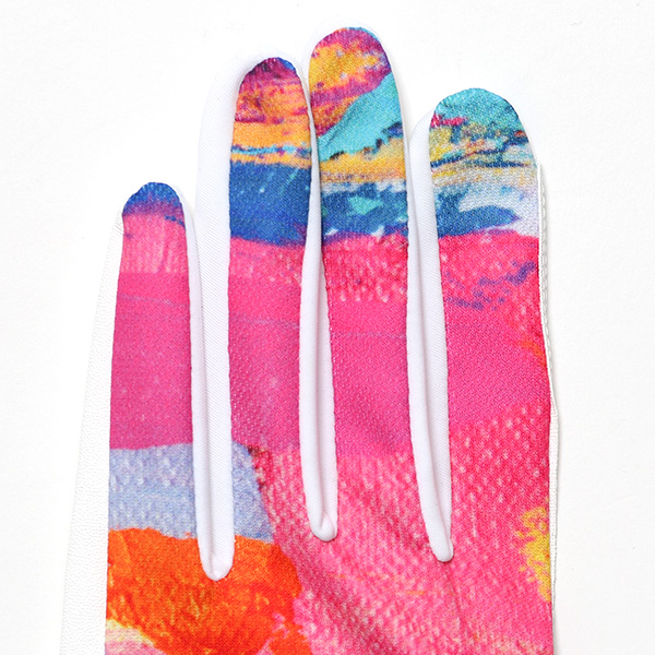 ゴルフグローブ レディース オシャレ 左手 総柄 カラフル 洗濯可能 ストレッチ 夏 手袋 ゴルフ 右利き用 ピンク 桃色 速乾 UVカット プレゼント 妻 彼女 ギフト ゴルフ 人気 サイズ XS/M ブランド ペレック(PELLEK)