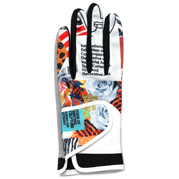 クロダ(KURODA) ペレック(PELLEK) レディース ゴルフグローブ シンセティックストレッチシリーズ 右利き(左手用) BK