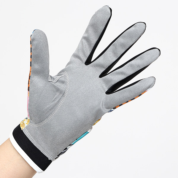 ゴルフ 手袋 レディース 左手用 右利き グローブ 洗濯可能 手洗い サイズ XS/M ストレッチ フィット感 ブラック 黒 黒色 総柄 女性用 ゴルフグローブ おしゃれ UVカット ギフト プレゼント 婦人 彼女 ゴルフ ペレック(PELLEK)