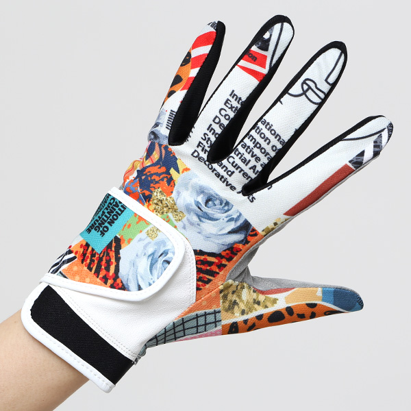 ゴルフ 手袋 レディース 左手用 右利き グローブ 洗濯可能 手洗い サイズ XS/M ストレッチ フィット感 ブラック 黒 黒色 総柄 女性用 ゴルフグローブ おしゃれ UVカット ギフト プレゼント 婦人 彼女 ゴルフ ペレック(PELLEK)