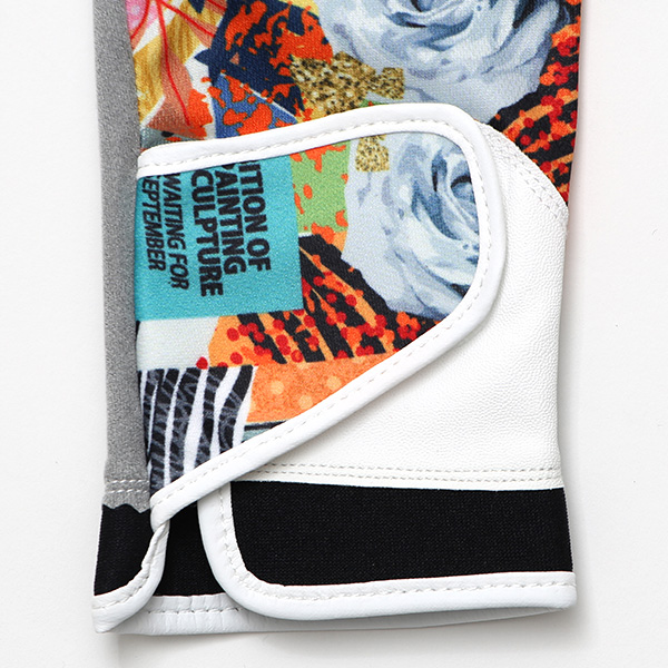 ゴルフ 手袋 レディース 左手用 右利き グローブ 洗濯可能 手洗い サイズ XS/M ストレッチ フィット感 ブラック 黒 黒色 総柄 女性用 ゴルフグローブ おしゃれ UVカット ギフト プレゼント 婦人 彼女 ゴルフ ペレック(PELLEK)