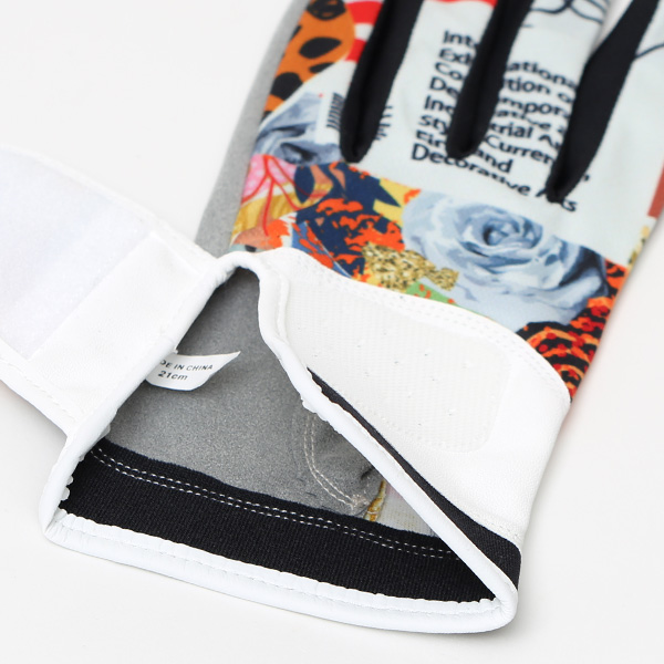 ゴルフ 手袋 レディース 左手用 右利き グローブ 洗濯可能 手洗い サイズ XS/M ストレッチ フィット感 ブラック 黒 黒色 総柄 女性用 ゴルフグローブ おしゃれ UVカット ギフト プレゼント 婦人 彼女 ゴルフ ペレック(PELLEK)