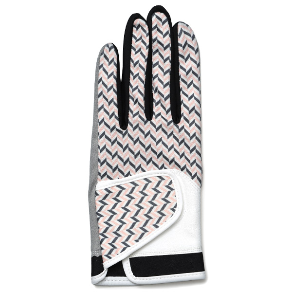 クロダ(KURODA) ペレック(PELLEK) レディース ゴルフグローブ シンセティックストレッチシリーズ 右利き(左手用) GY