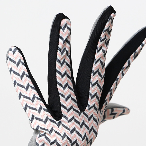 ゴルフ 手袋 レディース 左手用 右利き グローブ 洗濯可能 手洗い サイズ XS/M ストレッチ フィット感 グレー グレイ 灰色 総柄 女性用 ゴルフグローブ おしゃれ UVカット ギフト プレゼント 婦人 彼女 ゴルフ ペレック(PELLEK)