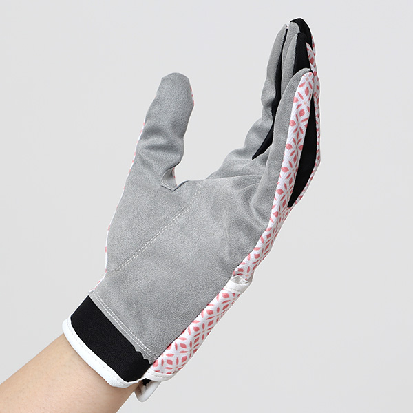 ゴルフ 手袋 レディース 左手用 右利き グローブ 洗濯可能 手洗い サイズ XS/M ストレッチ フィット感 ベージュ 肌色 総柄 女性用 ゴルフグローブ おしゃれ UVカット ギフト プレゼント 婦人 彼女 ゴルフ ペレック(PELLEK)