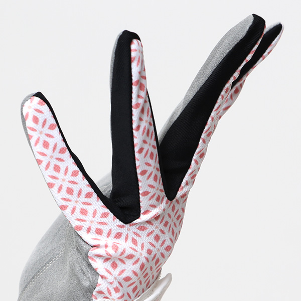 ゴルフ 手袋 レディース 左手用 右利き グローブ 洗濯可能 手洗い サイズ XS/M ストレッチ フィット感 ベージュ 肌色 総柄 女性用 ゴルフグローブ おしゃれ UVカット ギフト プレゼント 婦人 彼女 ゴルフ ペレック(PELLEK)