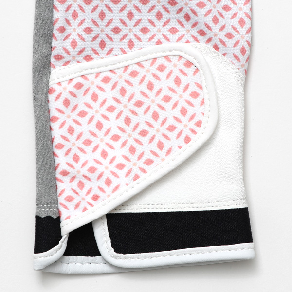 ゴルフ 手袋 レディース 左手用 右利き グローブ 洗濯可能 手洗い サイズ XS/M ストレッチ フィット感 ベージュ 肌色 総柄 女性用 ゴルフグローブ おしゃれ UVカット ギフト プレゼント 婦人 彼女 ゴルフ ペレック(PELLEK)