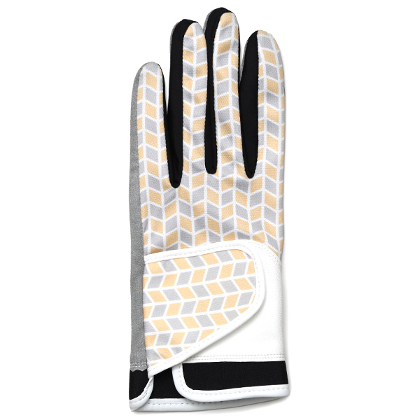 クロダ(KURODA) ペレック(PELLEK) レディース ゴルフグローブ シンセティックストレッチシリーズ 右利き(左手用) YE