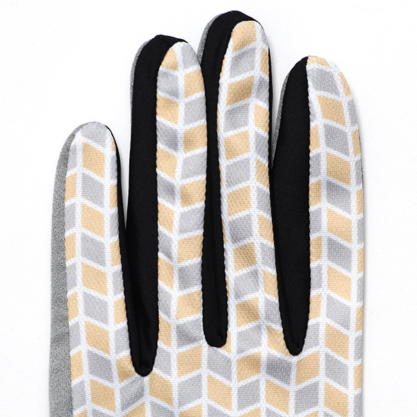 ゴルフ 手袋 レディース 左手用 右利き グローブ 洗濯可能 手洗い サイズ XS/M ストレッチ フィット感 イエロー 黄色 総柄 女性用 ゴルフグローブ おしゃれ UVカット ギフト プレゼント 婦人 彼女 ゴルフ ペレック(PELLEK)