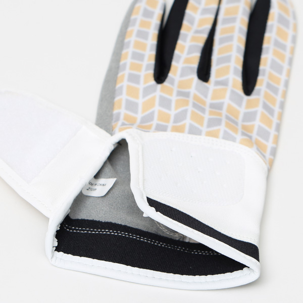 ゴルフ 手袋 レディース 左手用 右利き グローブ 洗濯可能 手洗い サイズ XS/M ストレッチ フィット感 イエロー 黄色 総柄 女性用 ゴルフグローブ おしゃれ UVカット ギフト プレゼント 婦人 彼女 ゴルフ ペレック(PELLEK)