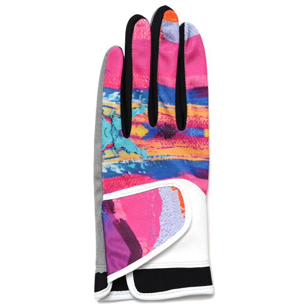 クロダ(KURODA) ペレック(PELLEK) レディース ゴルフグローブ シンセティックストレッチシリーズ 右利き(左手用) PK