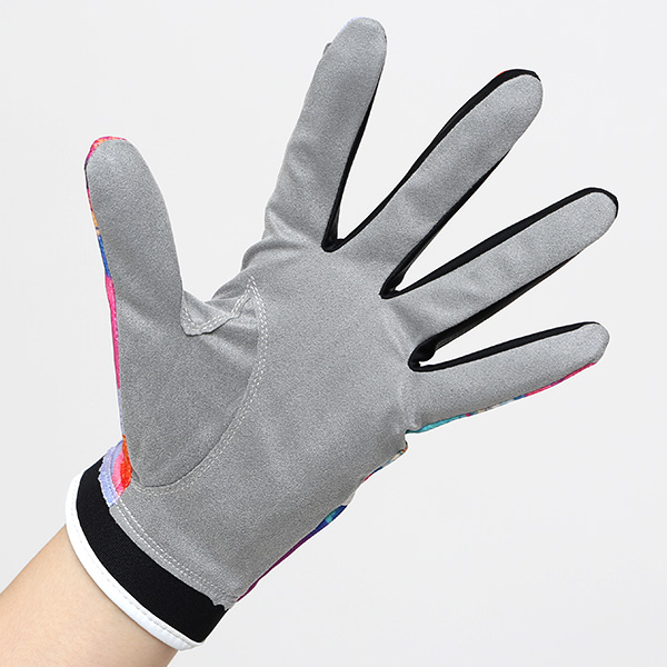  ゴルフ 手袋 レディース 左手用 右利き グローブ 洗濯可能 手洗い サイズ XS/M ストレッチ フィット感 ピンク 桃色 総柄 女性用 ゴルフグローブ おしゃれ UVカット ギフト プレゼント 婦人 彼女 ゴルフ ペレック(PELLEK)