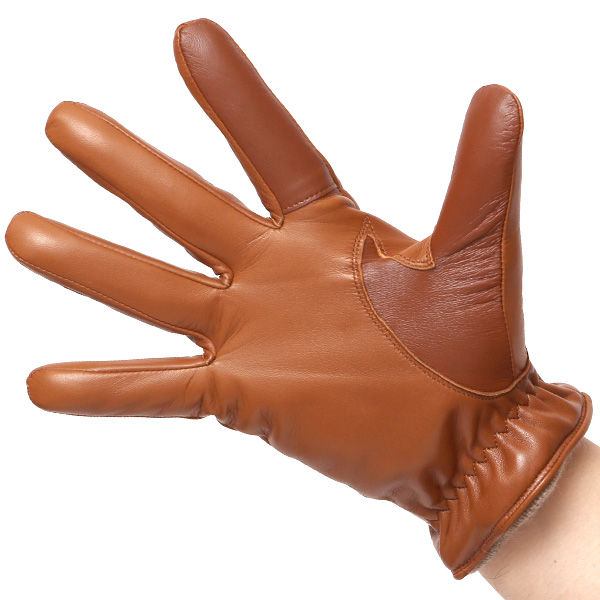  手袋 メンズ レザー スマホ対応 イタリーラム カシミヤ100％ 本革 グローブ 防寒 ベルト付き 革手袋 ブラウン 茶 茶色 本革 グローブ ブランド ギフト クリスマス バレンタイン 男性用 高級 手袋 日本製 クロダ(KURODA)