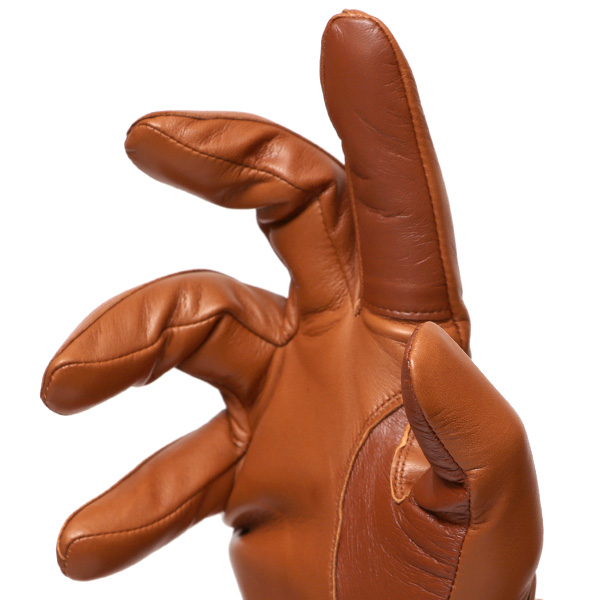  手袋 メンズ レザー スマホ対応 イタリーラム カシミヤ100％ 本革 グローブ 防寒 ベルト付き 革手袋 ブラウン 茶 茶色 本革 グローブ ブランド ギフト クリスマス バレンタイン 男性用 高級 手袋 日本製 クロダ(KURODA)