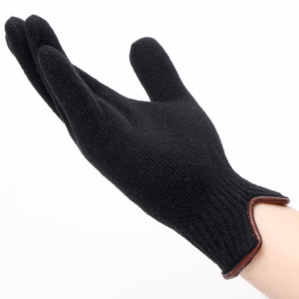  手袋 メンズ ニット手袋 ウール 防寒 裏地 カシミヤ100％ 温かい 厚手 グローブ 日本製 無地 おしゃれ ブラック 黒 黒色 カシミア 通勤 通学 冬物 彼氏 夫 紳士 男性用 手袋 プレゼント 化粧箱付き ブランド クロダ(KURODA)