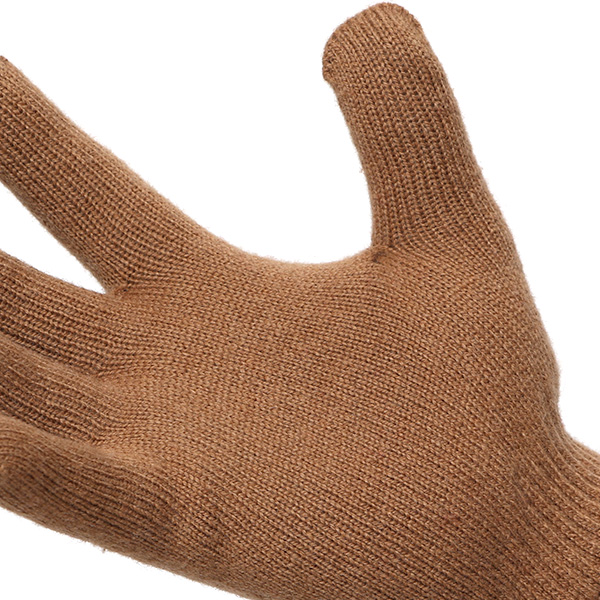  手袋 メンズ ニット手袋 ウール 防寒 裏地 カシミヤ100％ 温かい 厚手 グローブ 日本製 無地 おしゃれ キャメル ブラウン 茶 茶色 カシミア 通勤 通学 冬物 彼氏 夫 紳士 男性用 手袋 プレゼント 化粧箱付き ブランド クロダ(KURODA)