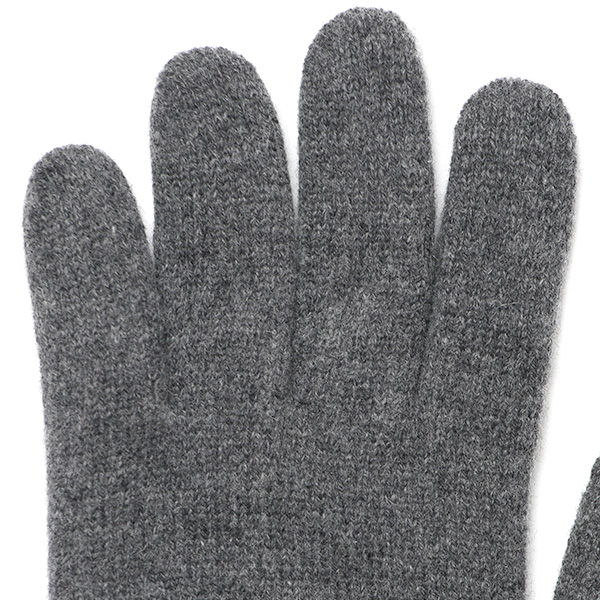  手袋 メンズ ニット手袋 ウール 防寒 裏地 カシミヤ100％ 温かい 厚手 グローブ 日本製 無地 おしゃれ ダークグレー グレー グレイ 灰色 カシミア 通勤 通学 冬物 彼氏 夫 紳士 男性用 手袋 プレゼント 化粧箱付き ブランド クロダ(KURODA)