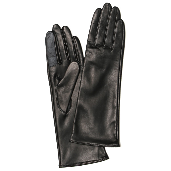 クロダ(KURODA) 【WOMEN】 イタリーラム ロング グローブ ブラック