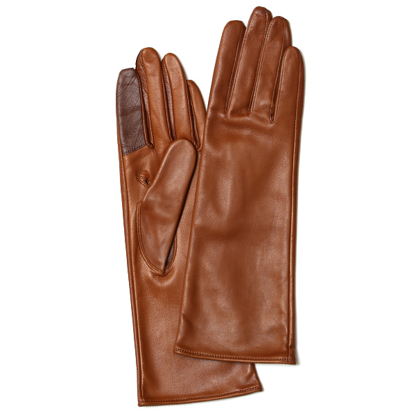 クロダ(KURODA) 【WOMEN】 イタリーラム ロング グローブ ブラウン