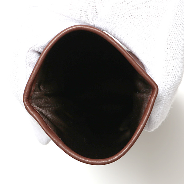  手袋 レディース スマホ対応 女性用 グローブ ロング 革手袋 イタリーラム 羊革 手袋 ベンベルグ 裏地 ダークブラウン ブラウン 茶 茶色 日本製 レザーグローブ 婦人 美しい プレゼント ギフト クリスマス 冬物 ブランド クロダ(KURODA)