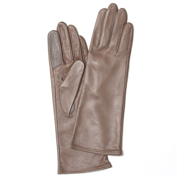 クロダ(KURODA) 【WOMEN】 イタリーラム ロング グローブ グレー