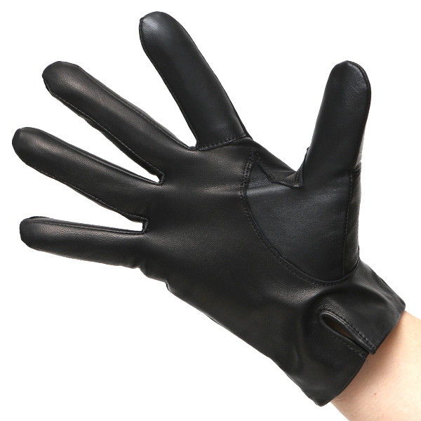  【スマホ対応】 手袋 メンズ レザー グローブ 冬 革手袋 シンプル 防寒 紳士 レザーグローブ 無地 ブラック 黒 黒色 タッチパネル シープスキン 手袋 ブランド プレゼント ギフト クリスマス 男性用 通勤 クロダ(KURODA)